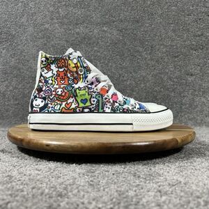 Converse Chuck Taylor All Star Women's Size 6 Doodle Cartoon Athletic Shoes Used